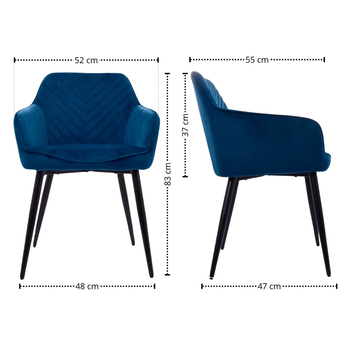 Poltrona Piramid Azul