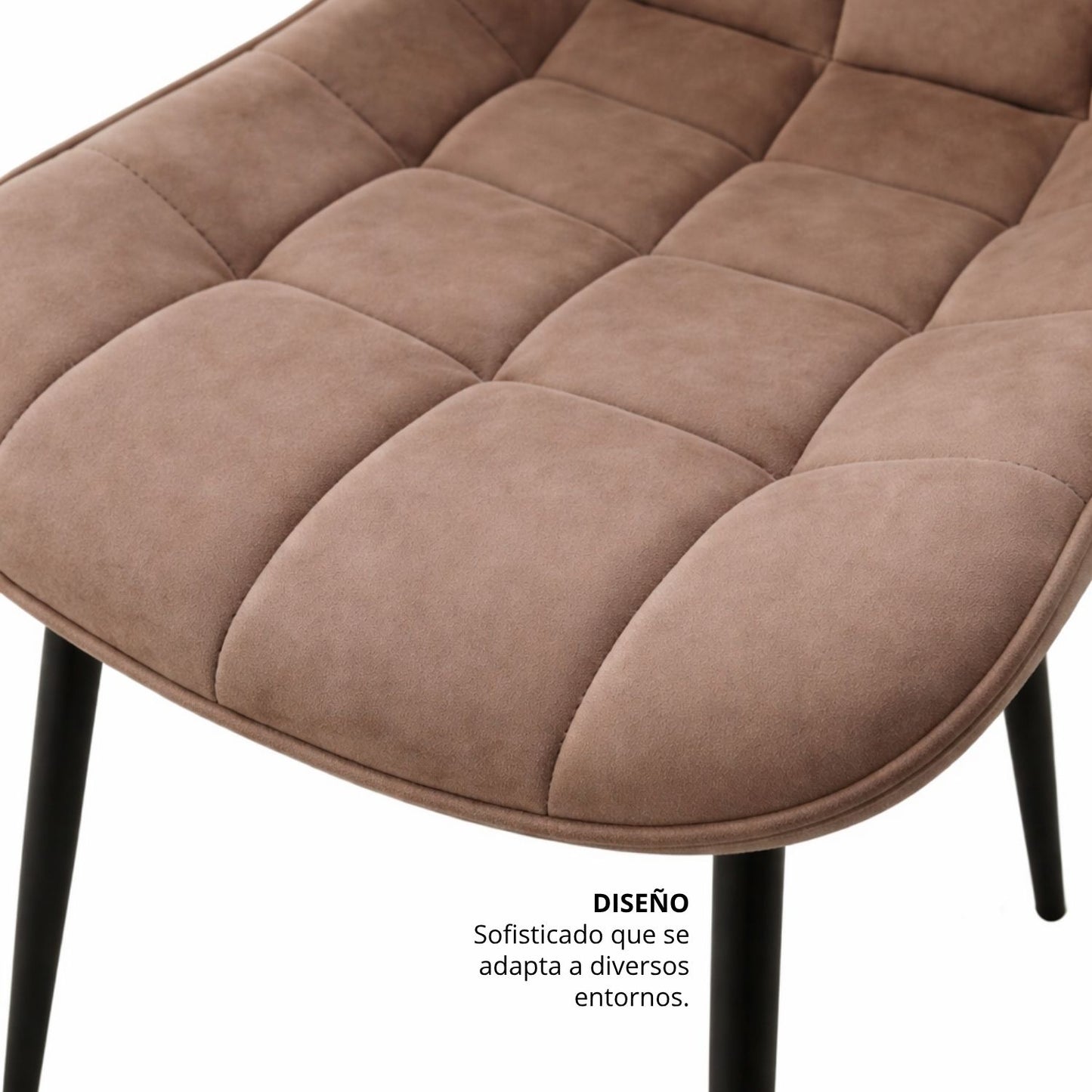 Silla Serene Tapizada Café