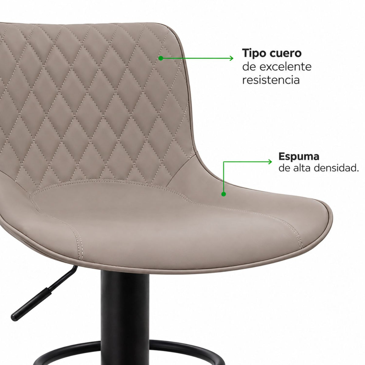 Silla de Barra Creta Cafe Claro