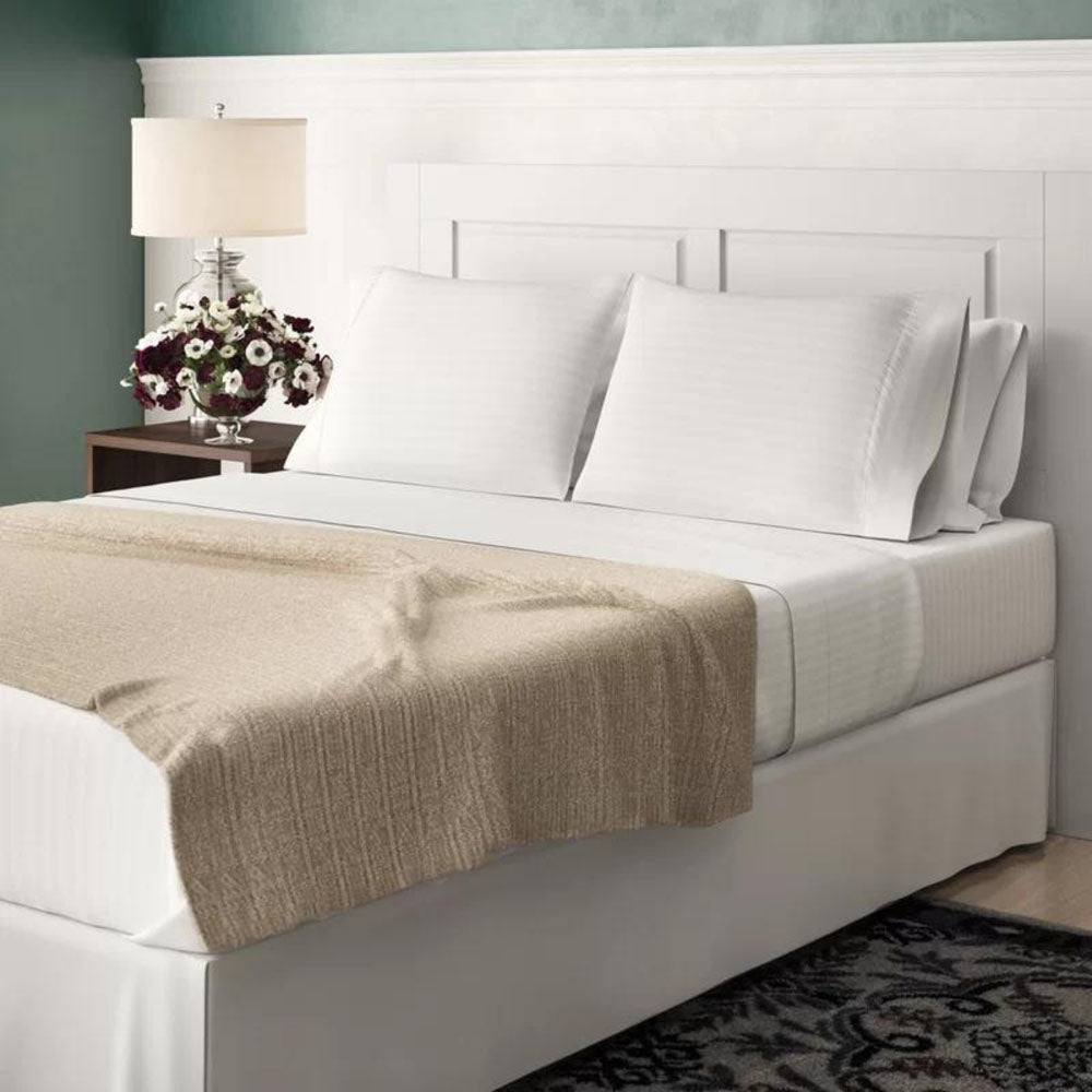 Sabanas Hoteleras Luxury 300 Hilos Sencillas 100 x 190 Blanca