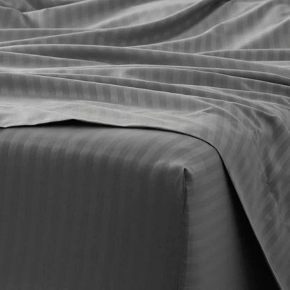 Sabanas Hoteleras Luxury 300 Hilos Semi-Doble 120 x 190 Gris oscura