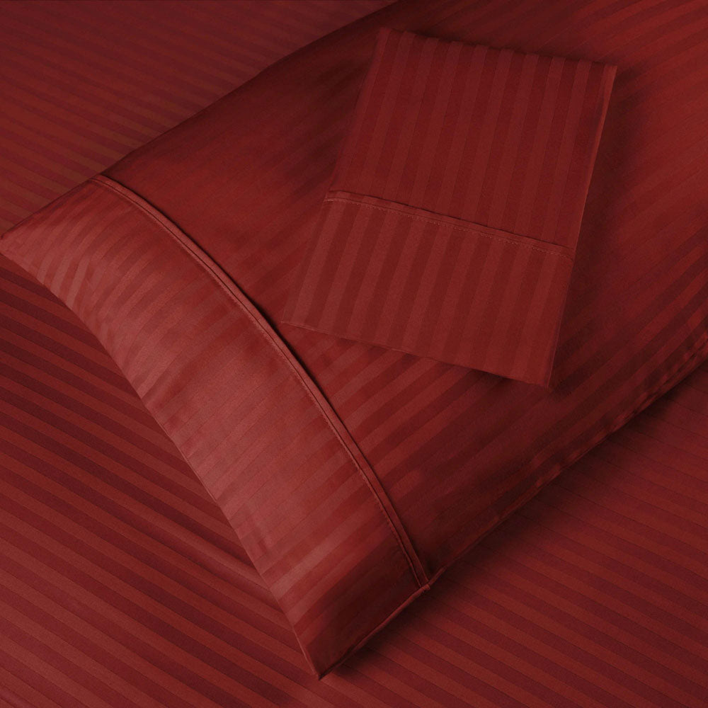 Sabanas Hoteleras Luxury 300 Hilos Sencillas 100 x 190 Rojo