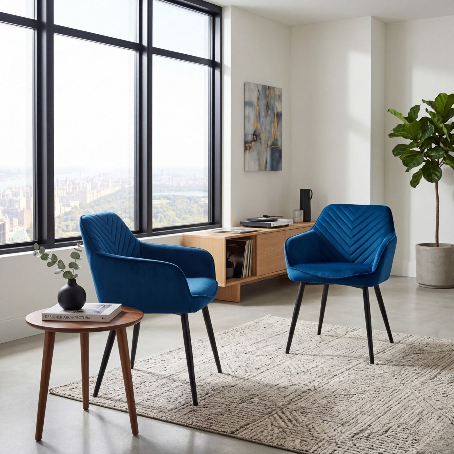 Poltrona Piramid Azul