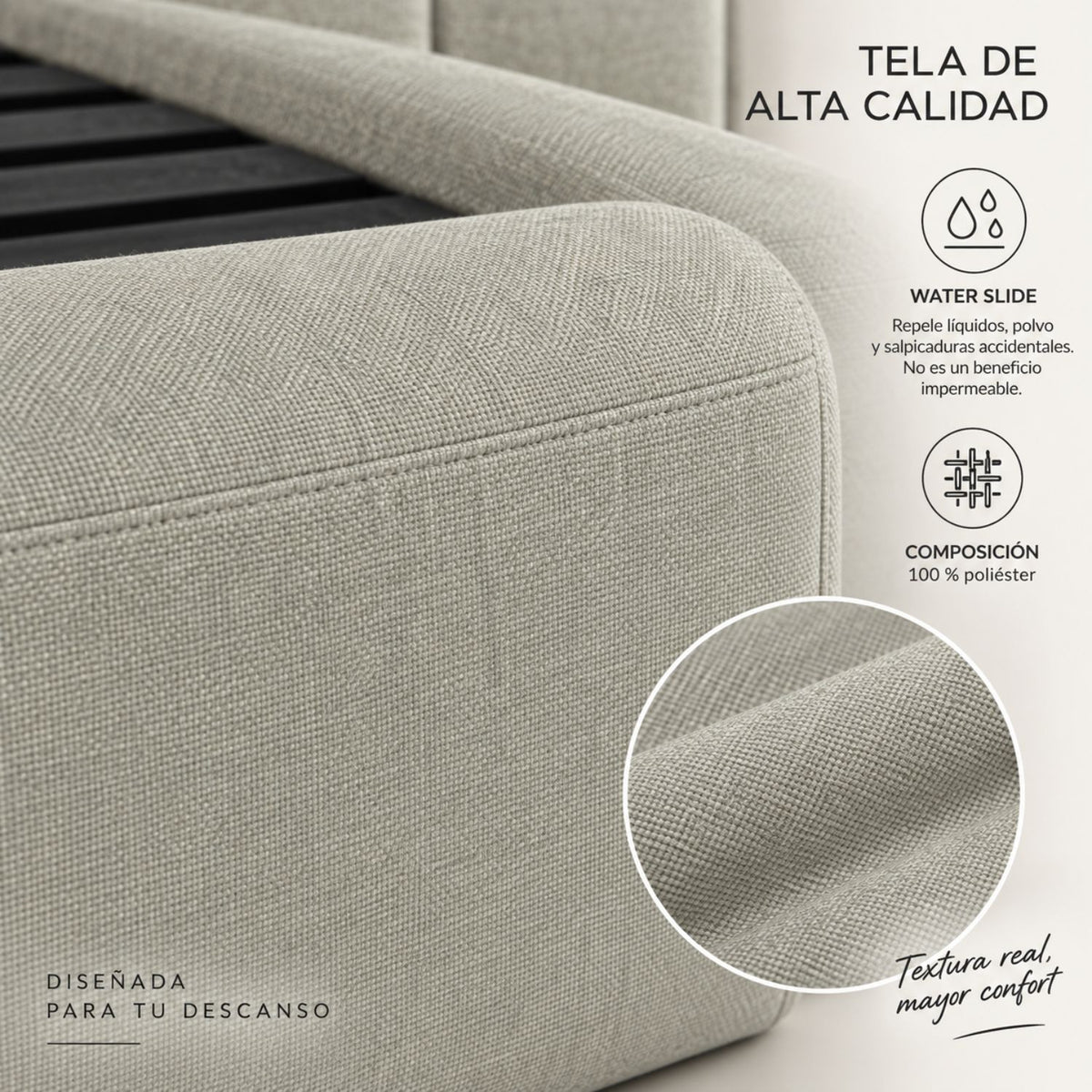 Cama Paleta King Nix En Madera Pino 200x200 Taupe