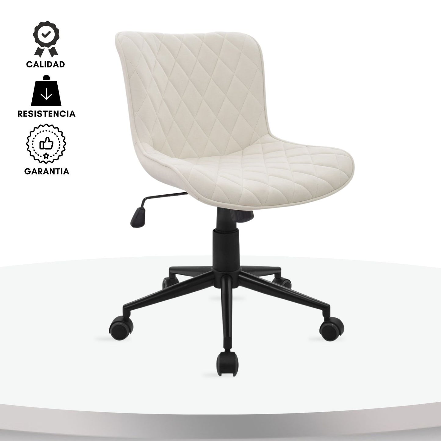 Silla Leyla Giratoria Terciopelo Arena