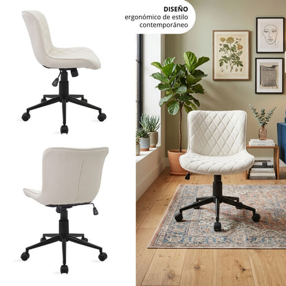 Silla Leyla Giratoria Terciopelo Arena