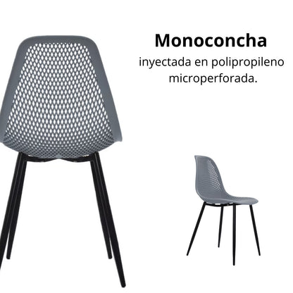 Silla Itto II Gris