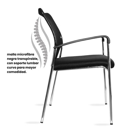 Silla multifuncional Tanya Base Cromado