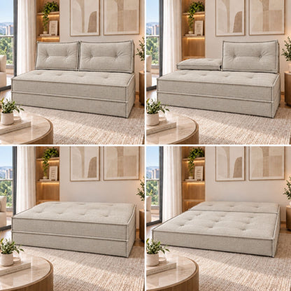 Sofa Cama Multifuncional Alexa Taupe