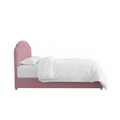 Base Cama con Espaldar Semidoble Infantil Coral  rosado