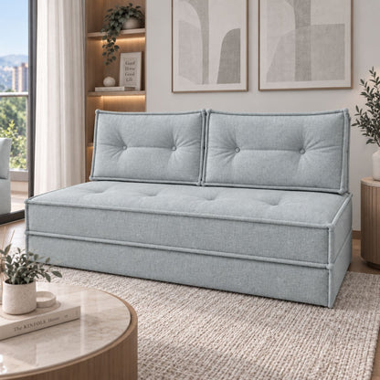 Sofa Cama Multifuncional Alexa Gris Perla