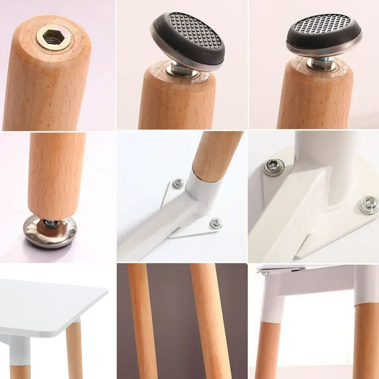 Mesa Eames Rectangular Blanca