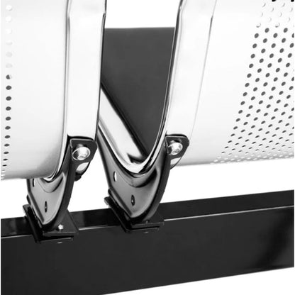 Silla Tandem 2 Puesto Tapizado Negro