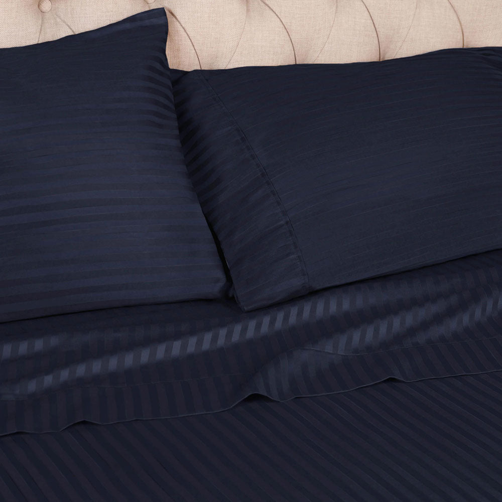 Sabanas Hoteleras Luxury 300 Hilos Semi-Doble 120 x 190 Azul