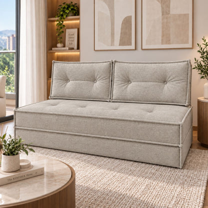 Sofa Cama Multifuncional Alexa Taupe