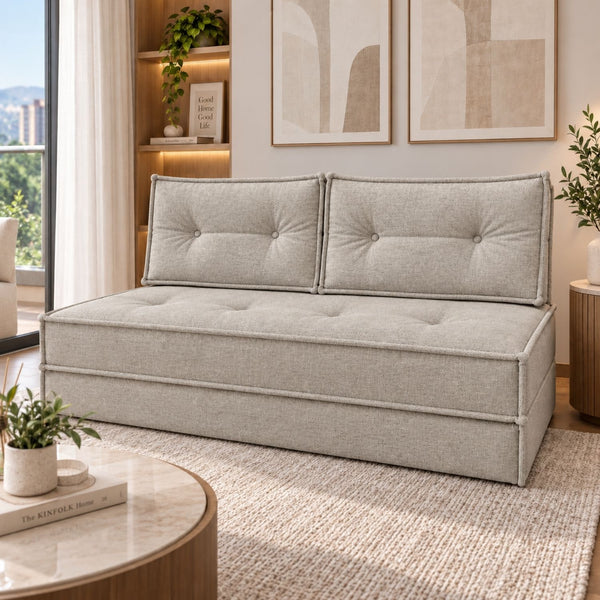Sofa Cama Multifuncional Alexa Taupe