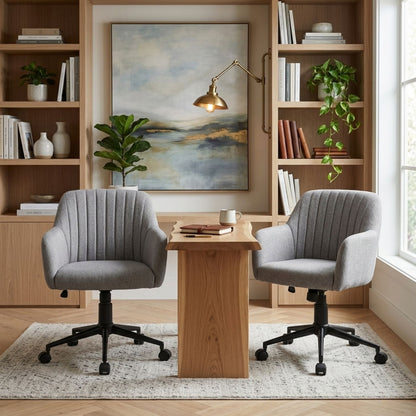 Poltrona Giratoria Arizona Gris