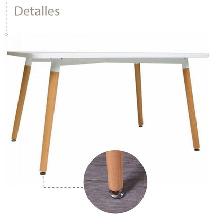 Mesa Eames Rectangular Blanca