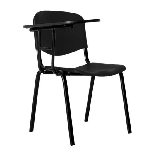 Silla Universitaria Isosceles Brazo Fijo  negro