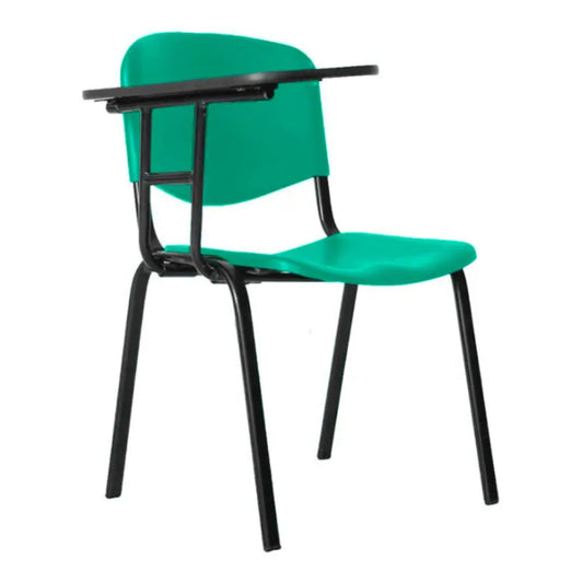 Silla Universitaria Isosceles Brazo Fijo  verde