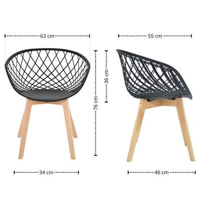 Silla Trina Negro