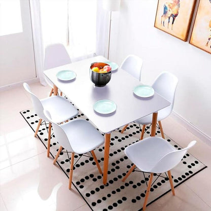 Mesa Eames Rectangular Blanca