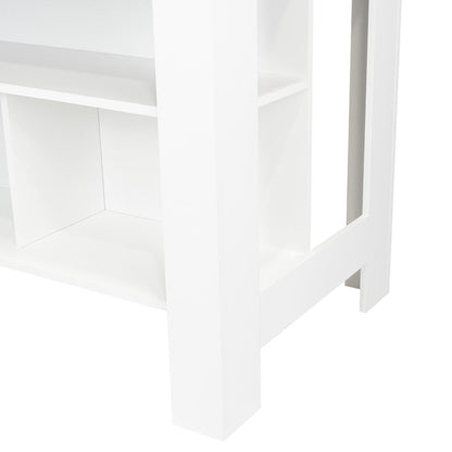 Barra De Cocina Serima Blanco Y Coñac