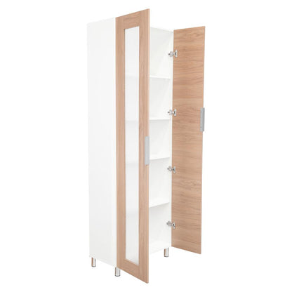 Alacena Nimora Blanco Y Chocolate