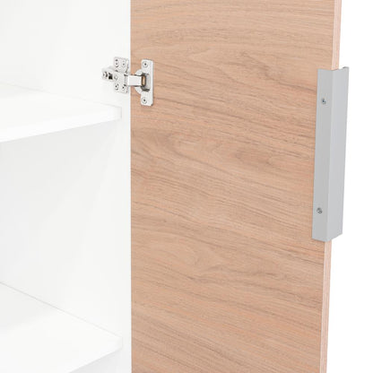 Alacena Nimora Blanco Y Chocolate