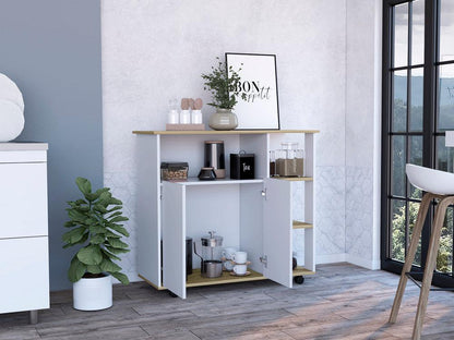 Meson De Cocina Ulmari 2P  Blanco Duna