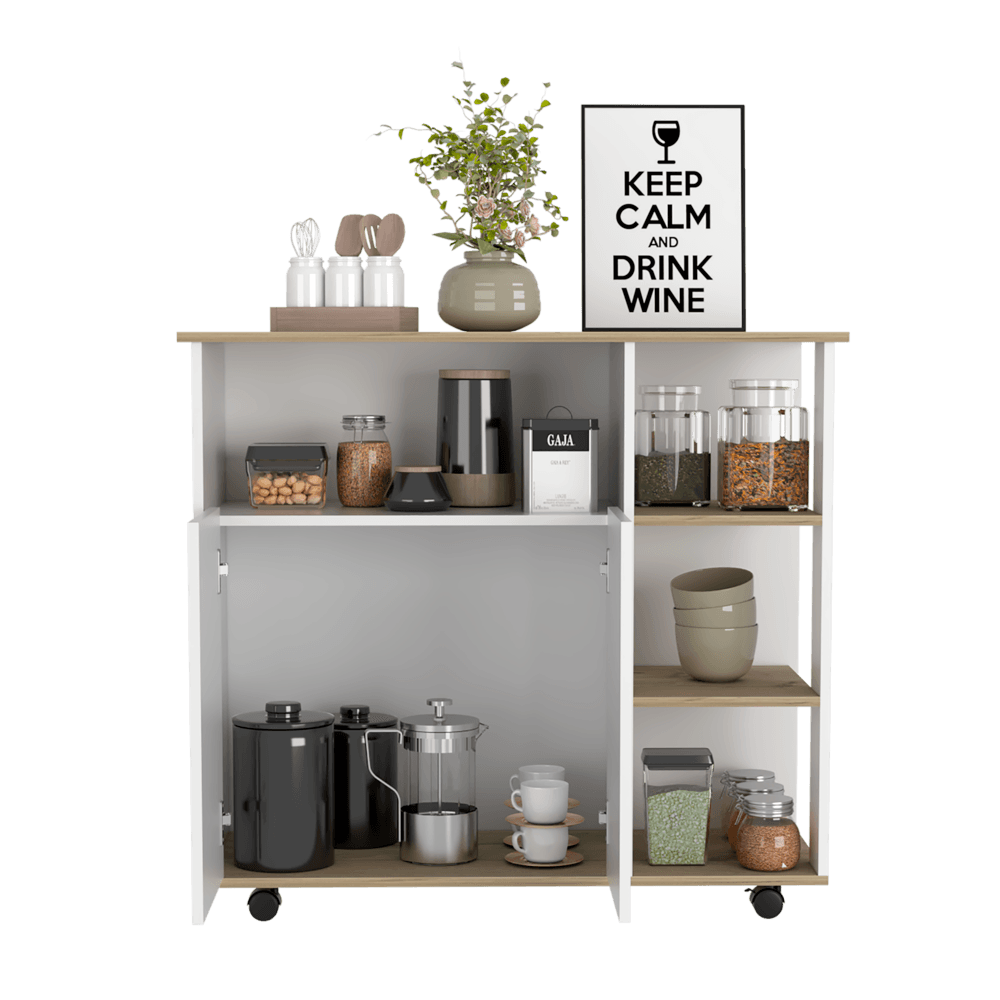 Meson De Cocina Ulmari 2P  Blanco Duna