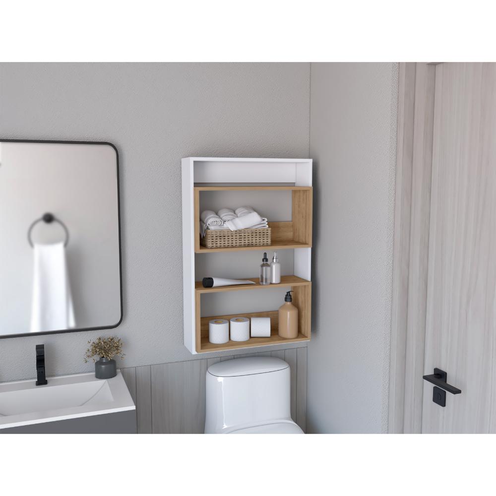 Gabinete De Baño Lovari Miel Y Blanco