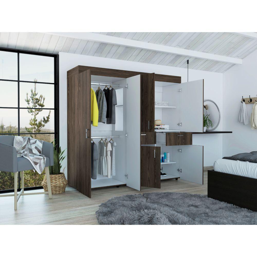 Closet Cotta Chocolate Y Blanco