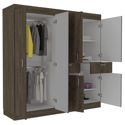 Closet Cotta Chocolate Y Blanco