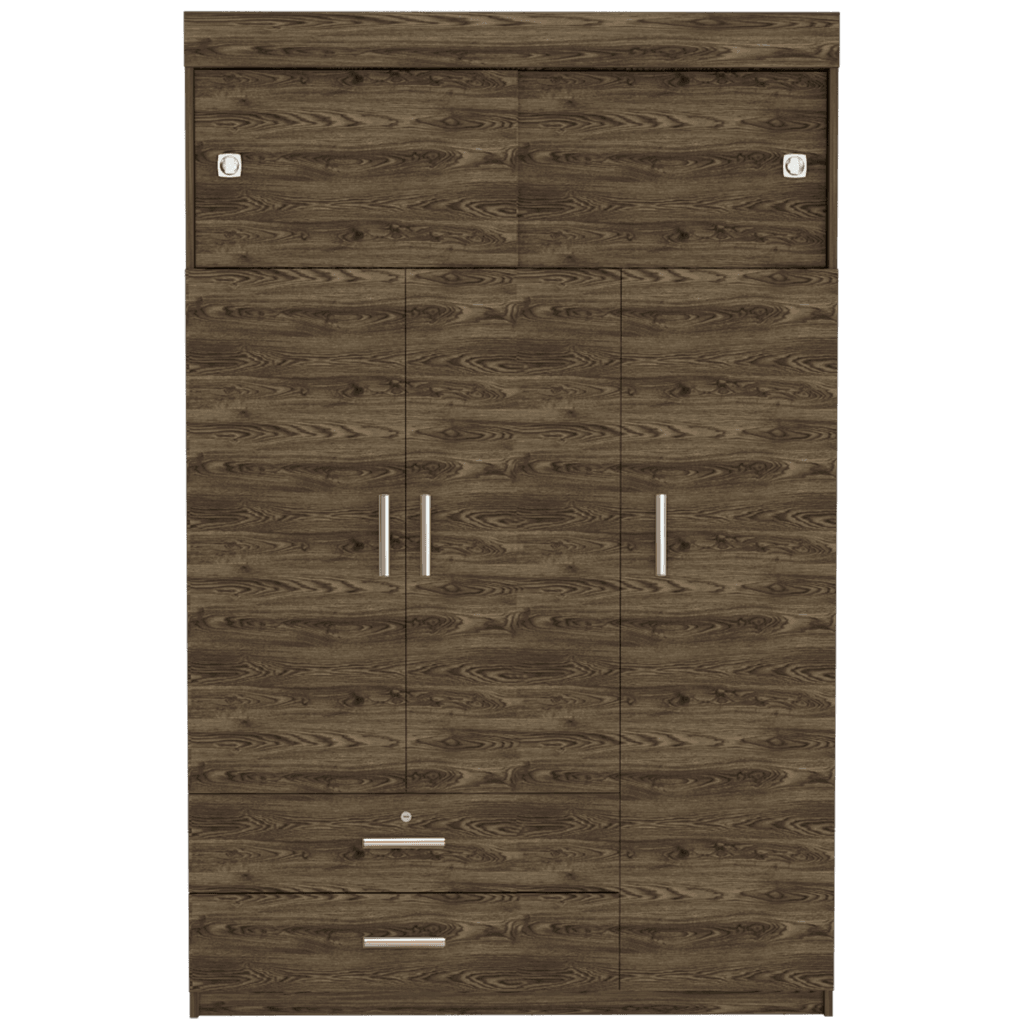 Closet Perlino Z 120 Chocolate Y Blanco