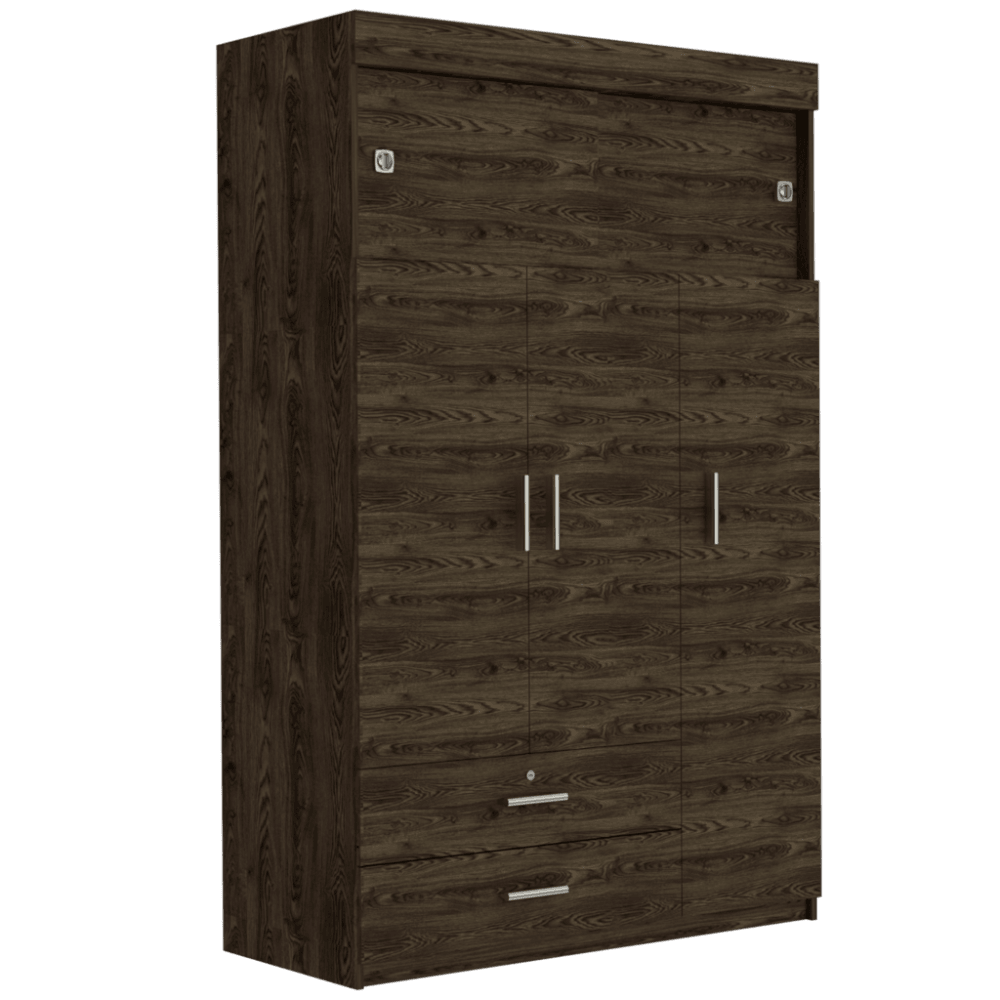 Closet Perlino Z 120 Chocolate Y Blanco