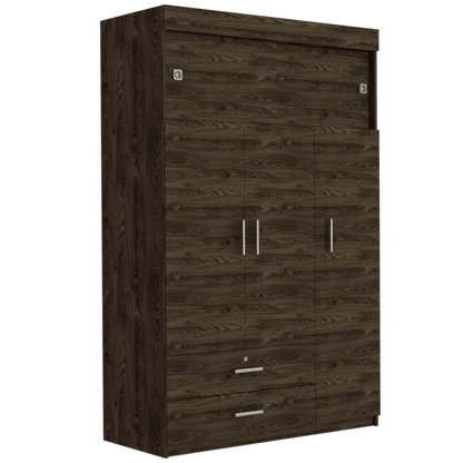 Closet Perlino Z 120 Chocolate Y Blanco