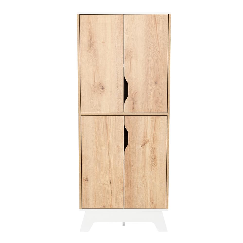 Alacena De Cocina Truncos Bi Color Duna Blanco