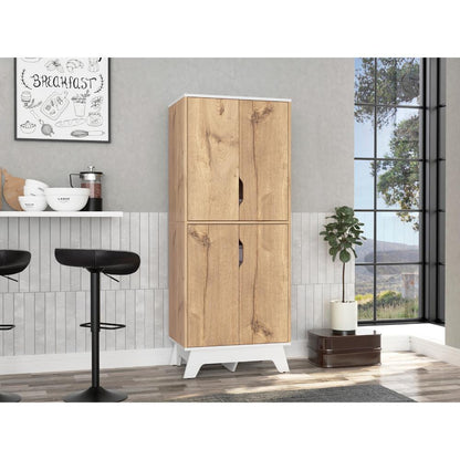 Alacena De Cocina Truncos Bi Color Duna Blanco