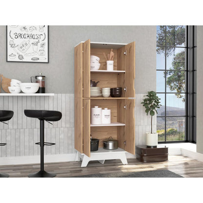 Alacena De Cocina Truncos Bi Color Duna Blanco