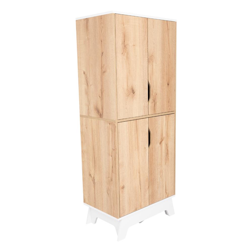 Alacena De Cocina Truncos Bi Color Duna Blanco