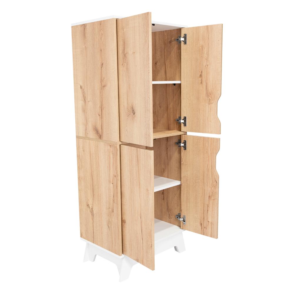 Alacena De Cocina Truncos Bi Color Duna Blanco