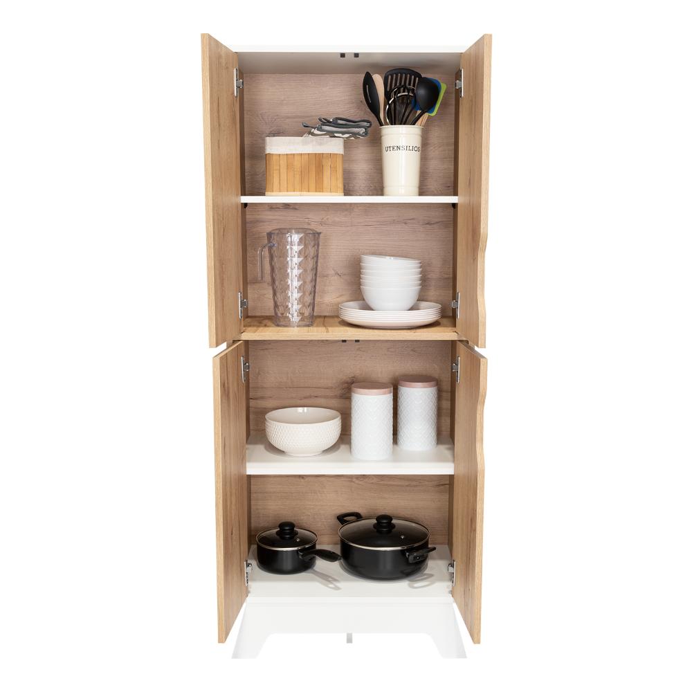 Alacena De Cocina Truncos Bi Color Duna Blanco