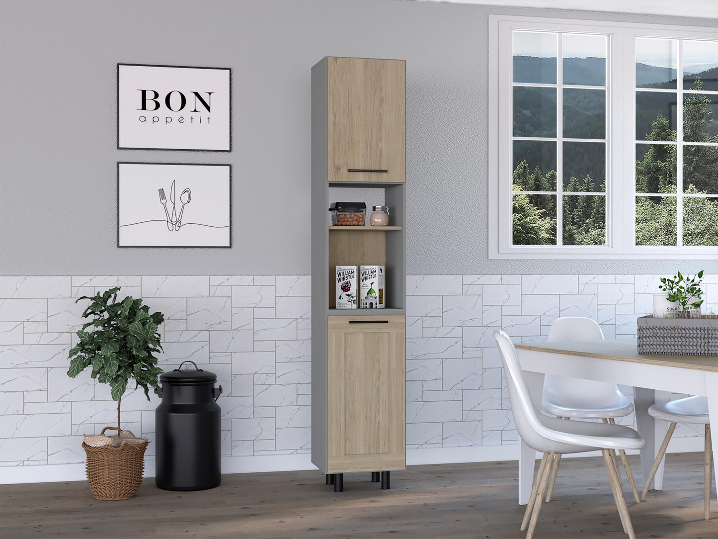 Alacena Kitchen Vionel  Rovere Gris