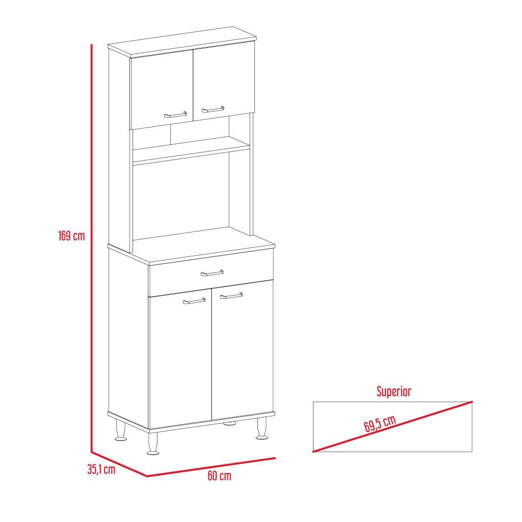 Mueble Alacena Koriva  Blanco
