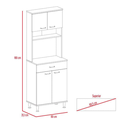 Mueble Alacena Koriva  Blanco
