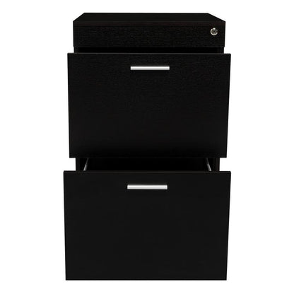 Archivador 2 Cajones Perlano  Wengue
