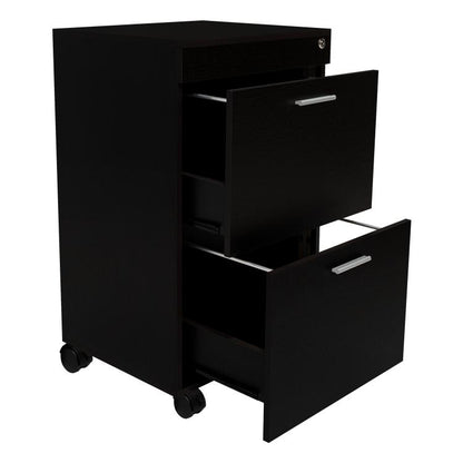 Archivador 2 Cajones Perlano  Wengue
