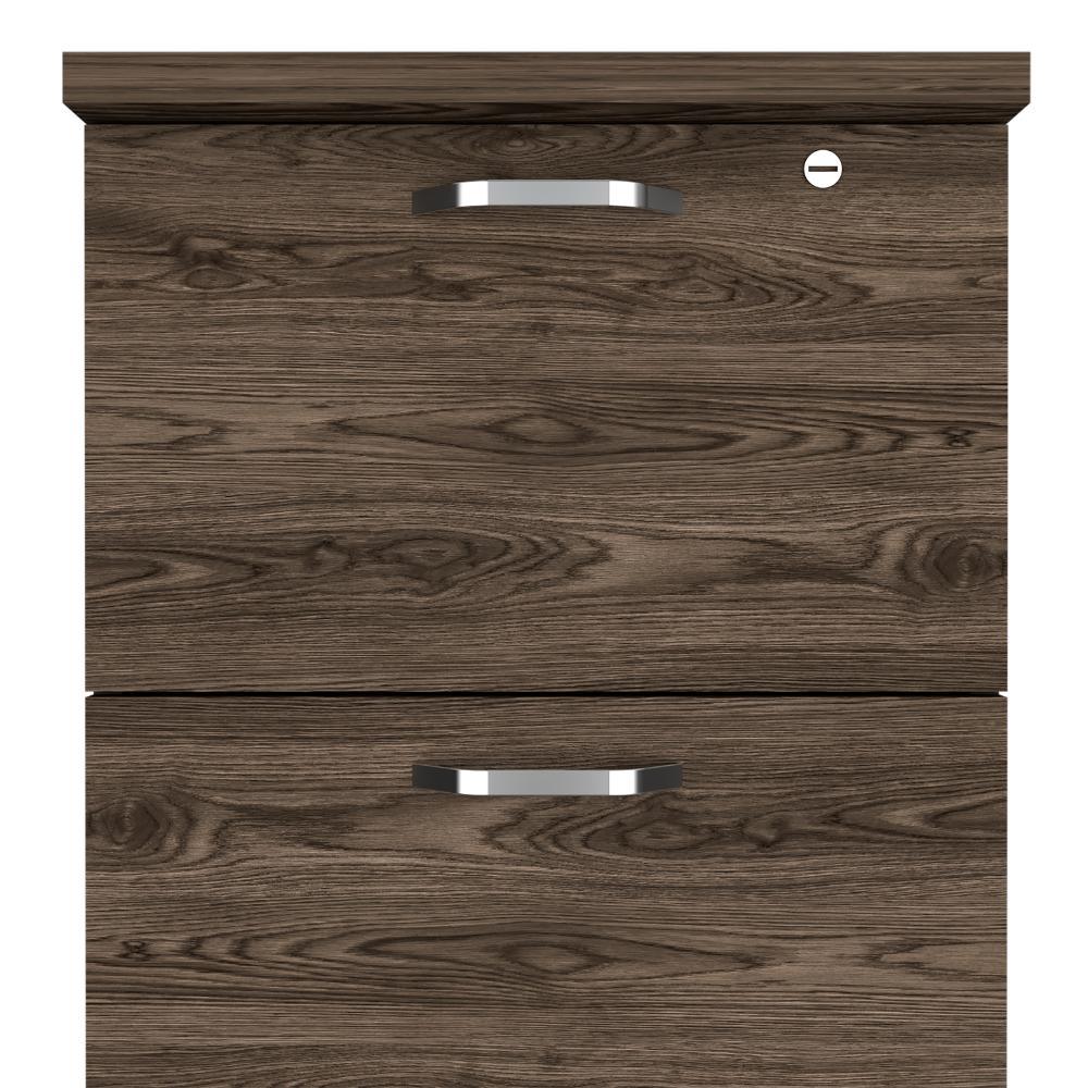 Archivador Vithor Home Office 4 Cajones Alto  Wengue Coñac