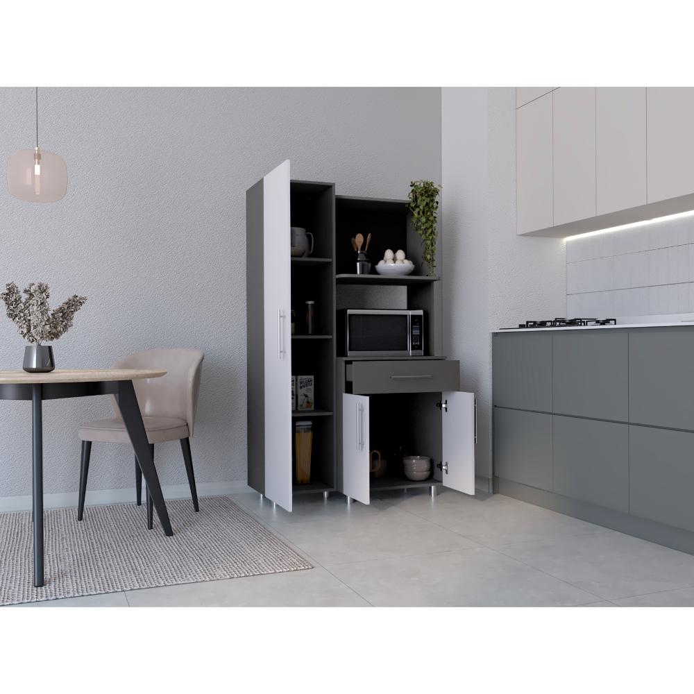 Alacena Oxaria Blanco Y Gris